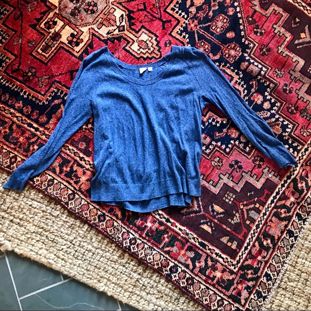 Gap Navy Crop Sweater